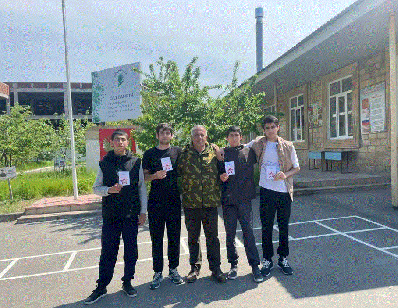 Юноши из Сулейман-Стальского района прошли военно-строевую подготовку 